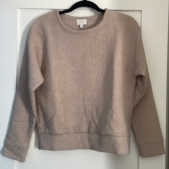 Aritzia Wilfred Jacquard Sweater - Picture 1 of 5